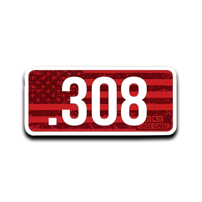 Sticker voor kaliber 308 Pak van 8 stuks - MTM Case-Gard