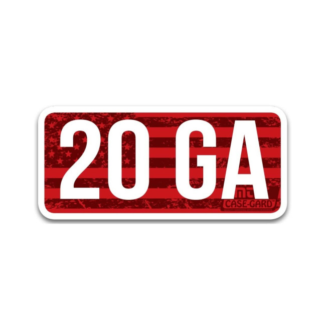 Sticker voor kaliber 20 Ga. Pak van 8 stuks - MTM Case-Gard
