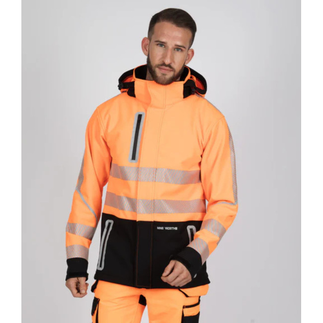 Blouson de travail Astro Orange fluo - Nine Worths by North Ways
