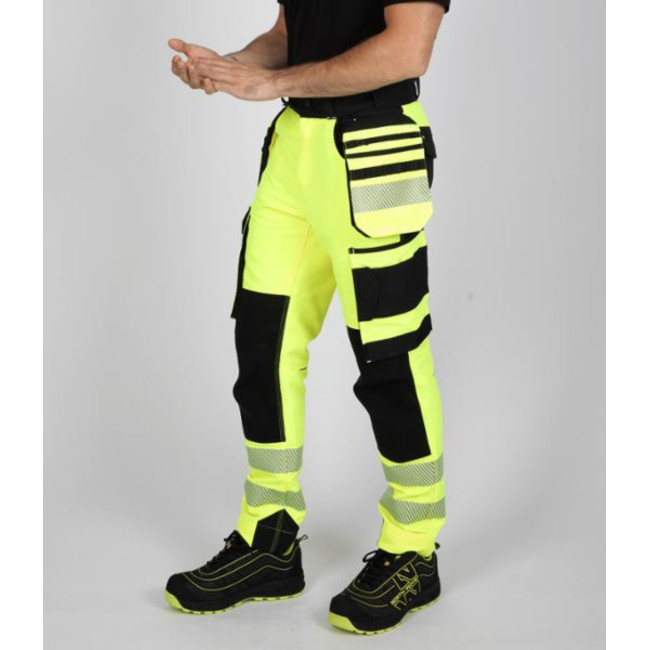 Pantalon hv de travail Rocket Jaune Fluo - Nine Worths by North Ways