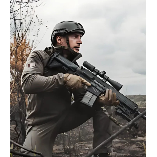 Kurtka softshell Fighter oliwkowa - A10 Equipment