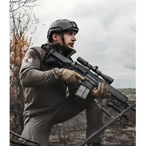 Softshell vest Fighter olijfgroen - A10 Equipment