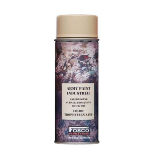 Militaire verfspray Tropentarn Zand 400 ml - Fosco Industries