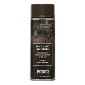 Militärische Sprühfarbe Dunkelbraun Matt 400 ml - Fosco Industries