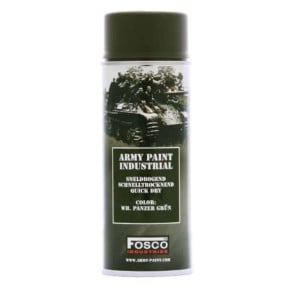 Bombe de peinture militaire Vert Anglais 400 ml - Fosco Industries