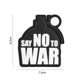 Patch 3D PVC Say no to War - 101 Inc