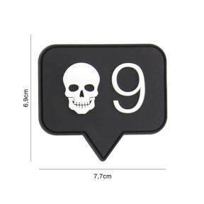 Patch 3D PVC Skull 9 - 101 Inc