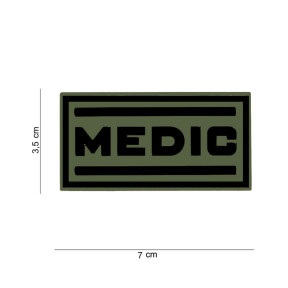 Naszywka PVC Medic Zielona - 101 Inc