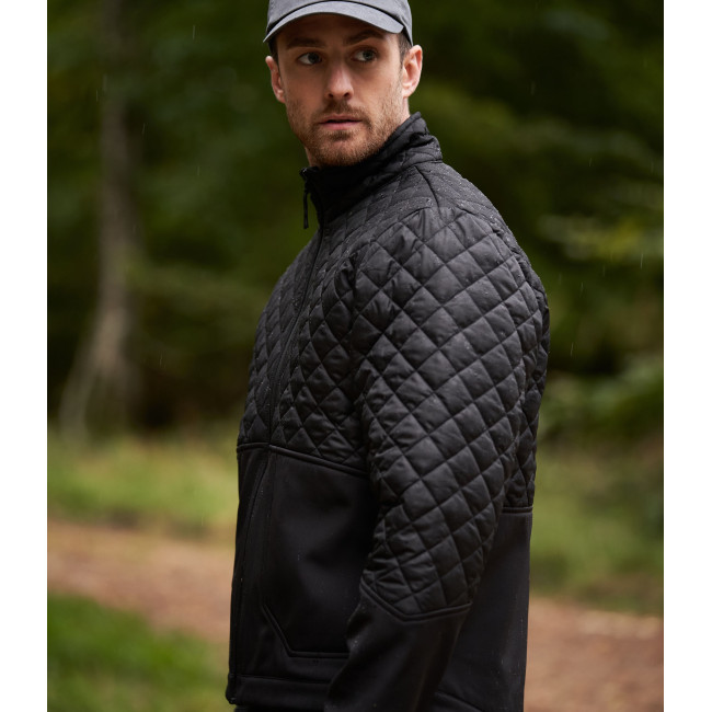 Veste softshell STORM bi-matière UNDERCOVER Noir - GK