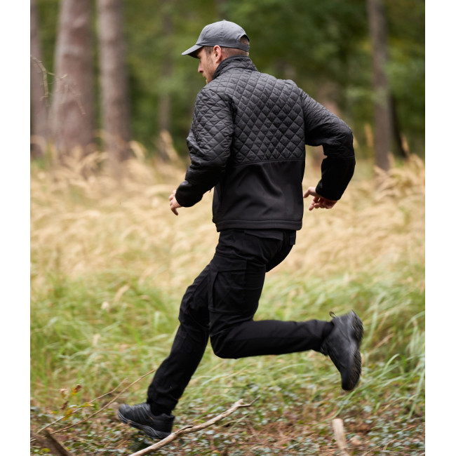 Veste softshell STORM bi-matière UNDERCOVER Noir - GK