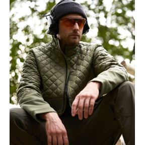 Veste softshell STORM bi-matière UNDERCOVER Kaki - GK