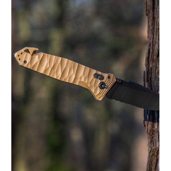 Zakmes Cac® S200 getand PA6 Vengeur Edition tan - TB Outdoor