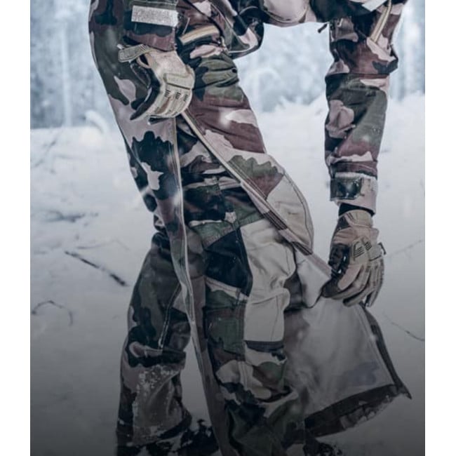 Pantalon Hardshell Fighter entrejambe 83 cm Camo FR/CE - A10 Equipment