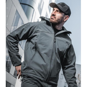 Veste softshell Instructor gris béton - A10 Equipment