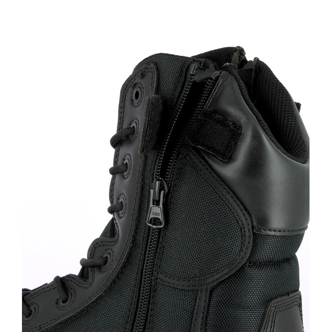 Schwarze Poly-Leder Ranger Stiefel - Patrol Equipment