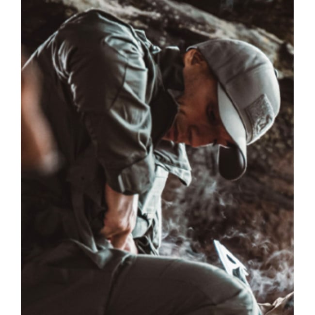 Casquette Stretch Fit A10 vert olive - A10 Equipment