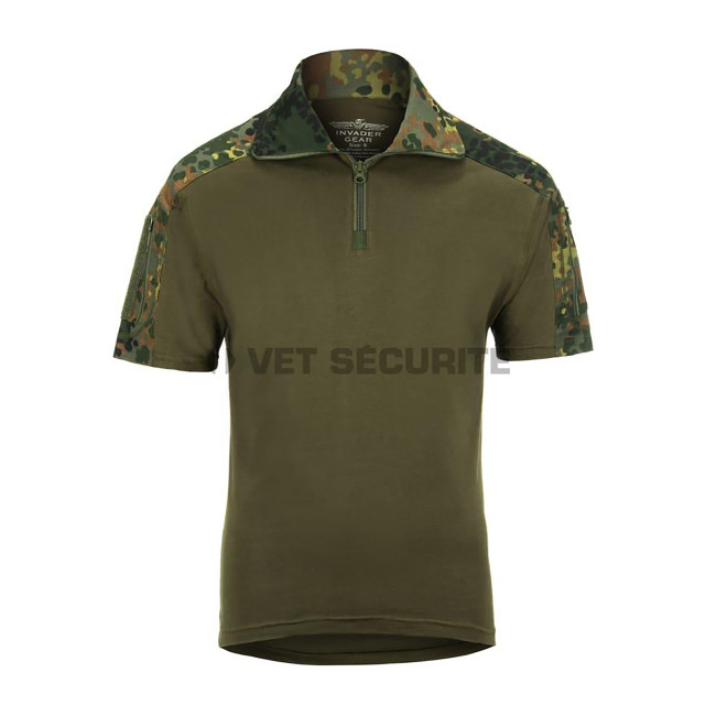 Koszula bojowa z krótkimi rękawami Flecktarn - Invader Gear