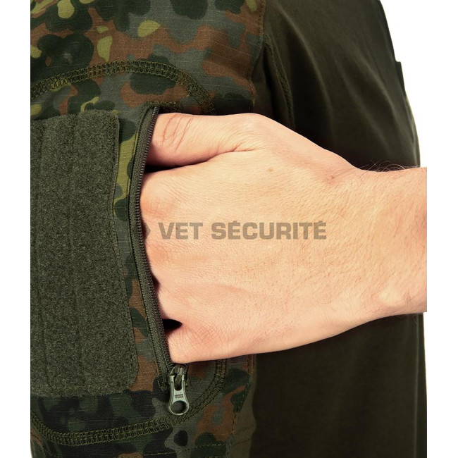 Chemise de combat à manches courtes Flecktarn - Invader Gear