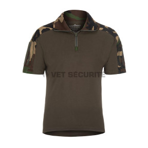 Gevechtshemd met korte mouwen Woodland - Invader Gear