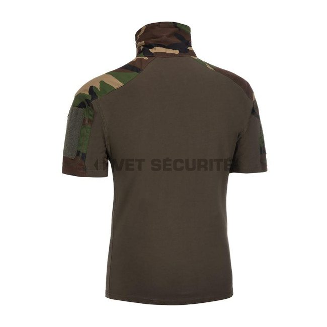 Woodland Kampfhemd mit kurzen Ärmeln - Invader Gear
