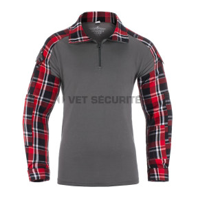Flanelowa koszula bojowa Red - Invader Gear