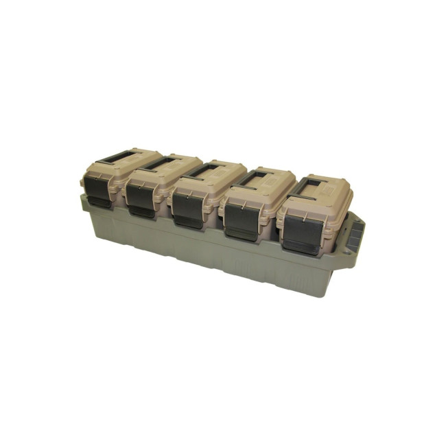 Ammo crate MINI . 5x boites avec plateau - MTM Case-Gard