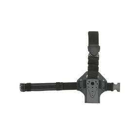 Minimalistische Oberschenkelplatte aus Polymer mit Gürtelhalterung & Oberschenkelriemen - Radar