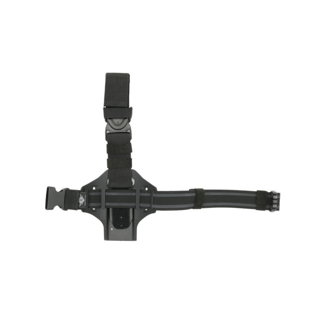 Minimalistische Oberschenkelplatte aus Polymer mit Gürtelhalterung & Oberschenkelriemen - Radar