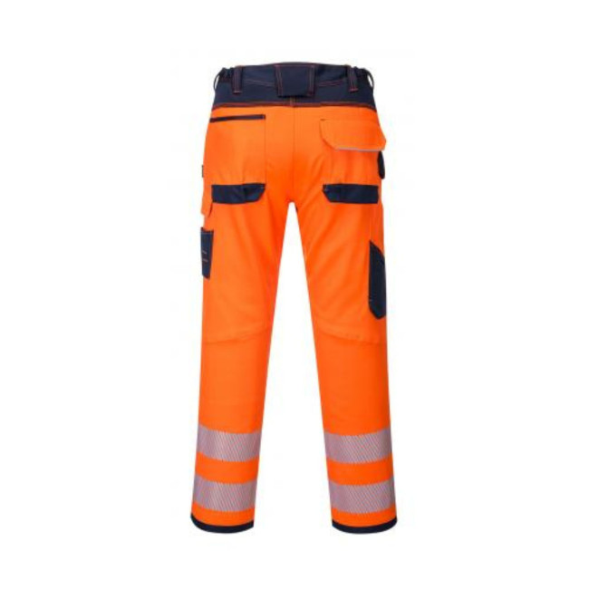 PW3 Warnschutzhose orange-marine - Portwest