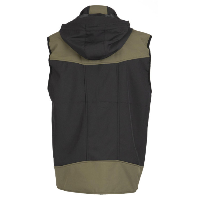 Gilet de travail sans manches Fabio Noir/Kaki - Nine Worths by North Ways
