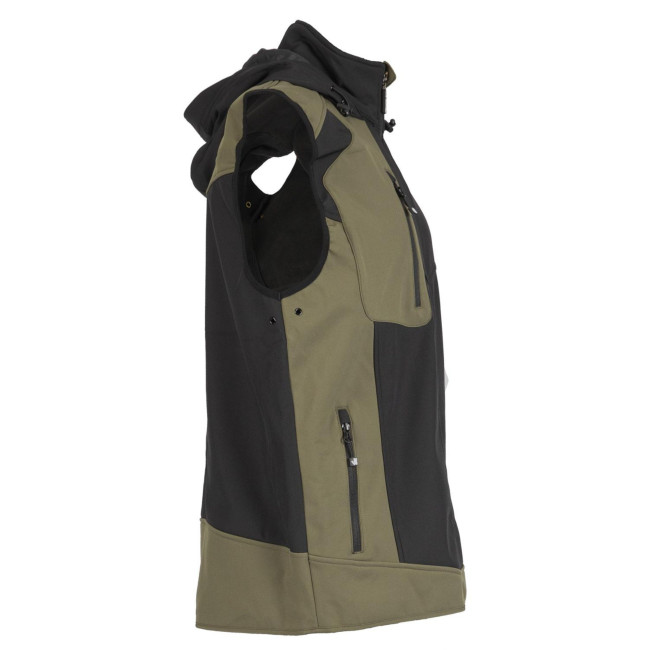 Ärmellose Arbeitsweste Fabio Schwarz/Khaki - Nine Worths by North Ways