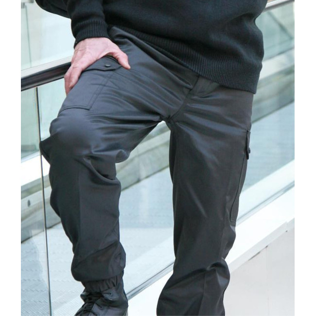 Pantalon F2 satin Noir - CityGuard