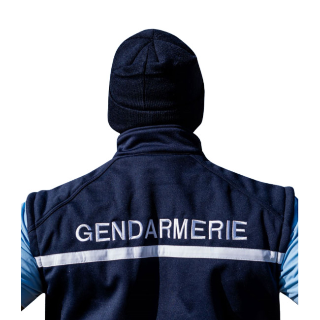 Kurtka Softshell Żandarmeria 3 warstwy Granatowa zdejmowane rękawy -Patrol Equipement