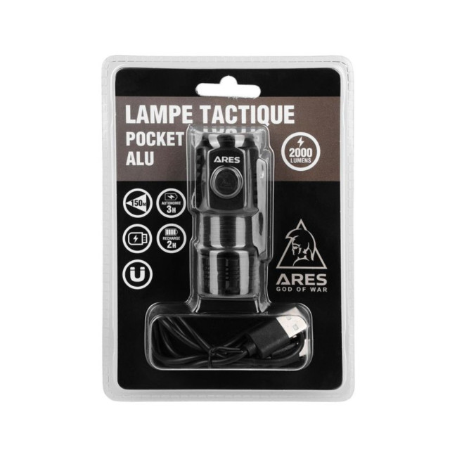 Latarka taktyczna Pocket Alu 2000 lumenów - Ares