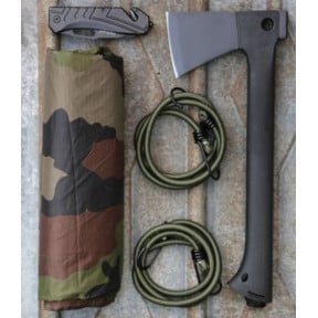 Zestaw 2 linek rozciągowych 1m Khaki - Cityguard