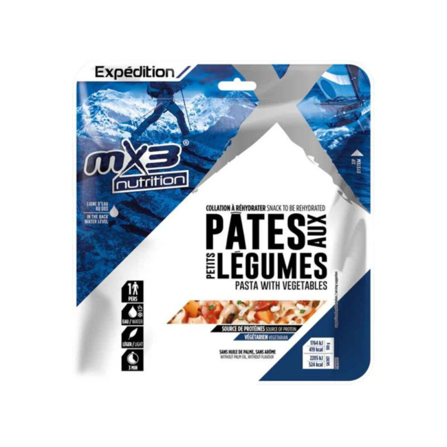 Snack - Nudeln mit kleinem Gemüse - MX3 Nutrition