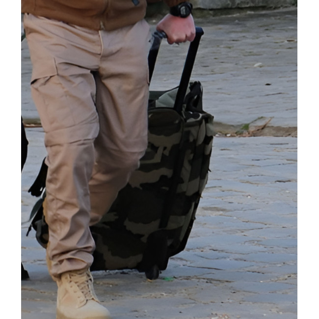 Sac opérationnel à roulettes 110L Camo CE - CityGuard