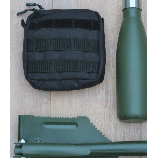 Pochette Molle 15 x 15 cm Noir - CityGuard