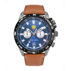 Montre ATHOS 3 bracelet cuir - Patrouille de France