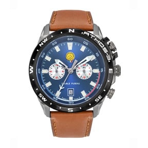 Horloge ATHOS 3 leren armband - Patrouille de France