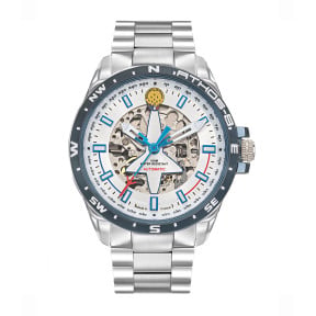 Montre ATHOS 8 bracelet métal et cadran blanc - Patrouille de France