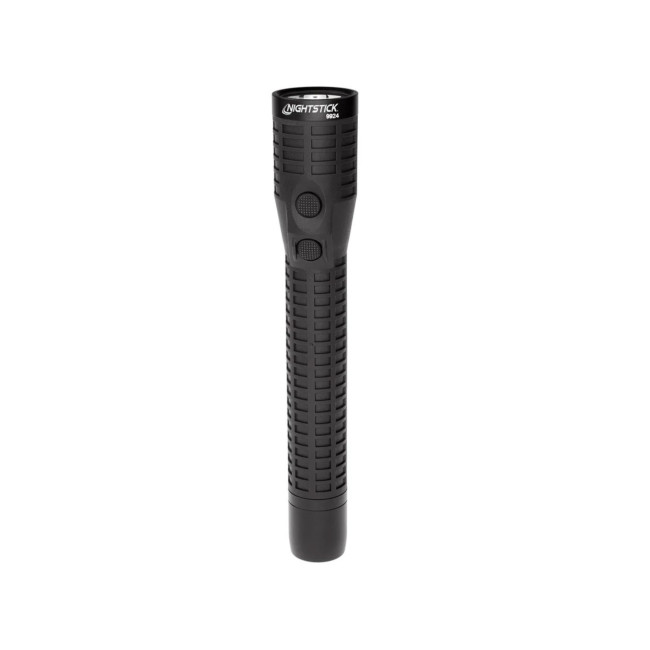 Doppellicht-Taschenlampe aus schwarzem Polymer - Nightstick