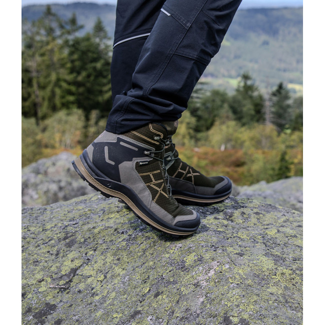 Chaussures BLACK EAGLE Adventure 3.0 GTX mid - Khaki/Rock - Haix