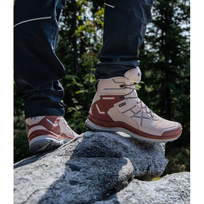 Schoenen BLACK EAGLE Adventure 3.0 GTX mid - Koper/Beige - Haix