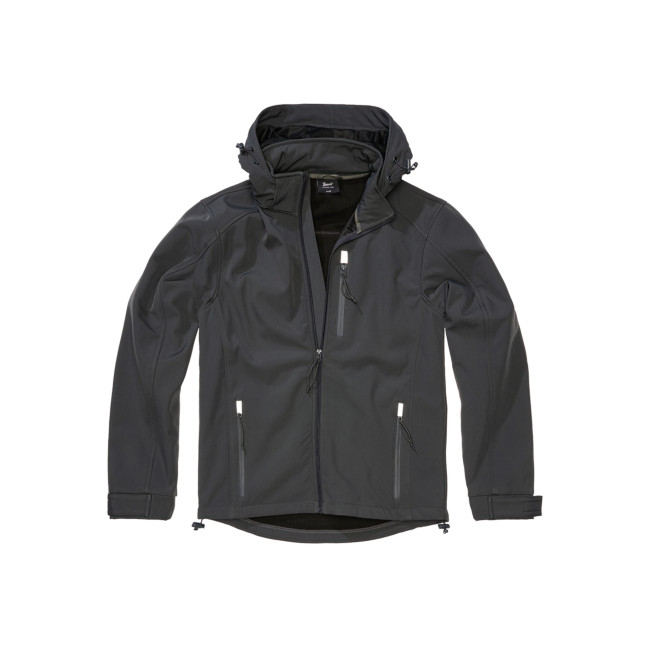 Kurtka softshell Hurricane - Szary antracyt - Brandit
