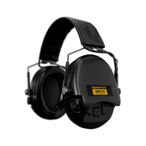 Cuffie antirumore con fascia in pelle nera Supreme Pro-X SLIM (SNR: 26dB) - Nero - MSA Sordin