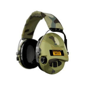 Casque anti-bruit Suprême Pro-X LED camo serre-tête tissu camo - MSA Sordin