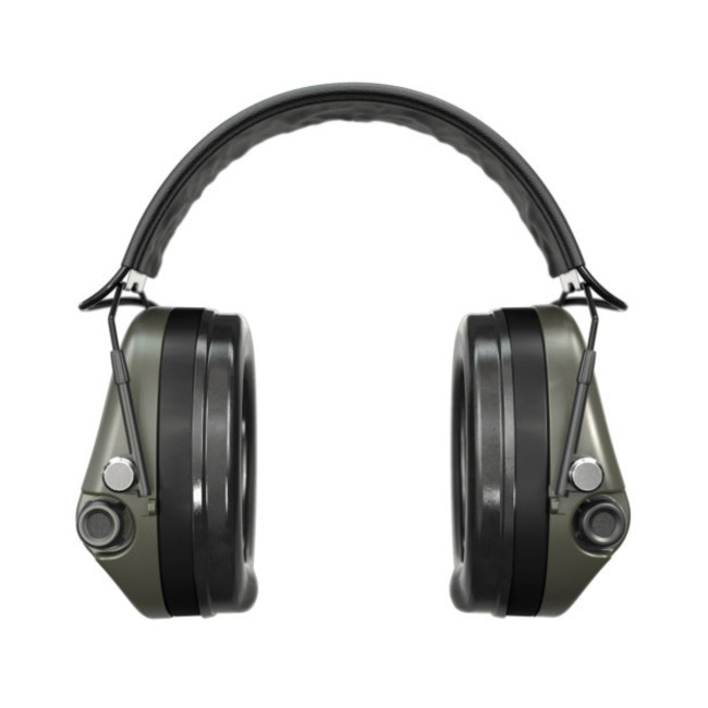 Casque anti-bruit Suprême Pro-X SFA vert olive serre-tête cuir noir - MSA Sordin