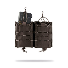 Dubbele magazijnhouder Open Top Flex - Zwart - Miltec