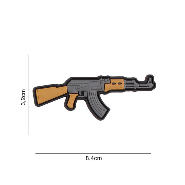 Parche de arma AK47 en 3D PVC - 101 Inc